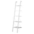 Sarantino Amelia 5-Tier Ladder Shelf in White