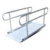 Kartrite 6ft Aluminium Wheelchair Ramp with Handrails 386kg Capacity 72cm Width