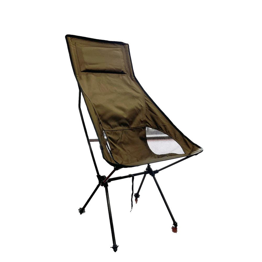 Camping Chair Folding High Back Backpacking Chair with Headrest, Lightweight Portable Compact for Outdoor Camp, Travel, 