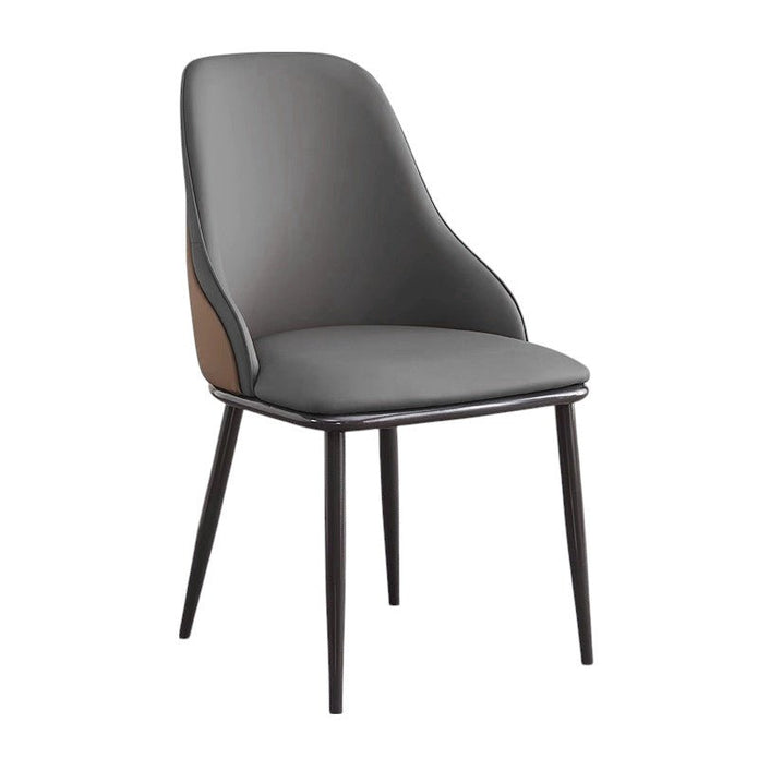 VELLUTO Dining Chair Modern upholstered Leather Kitchen Chairs with armrests Bathtub Chair Leisure Lounge Chair Living Room Bedroom Home Set of 2