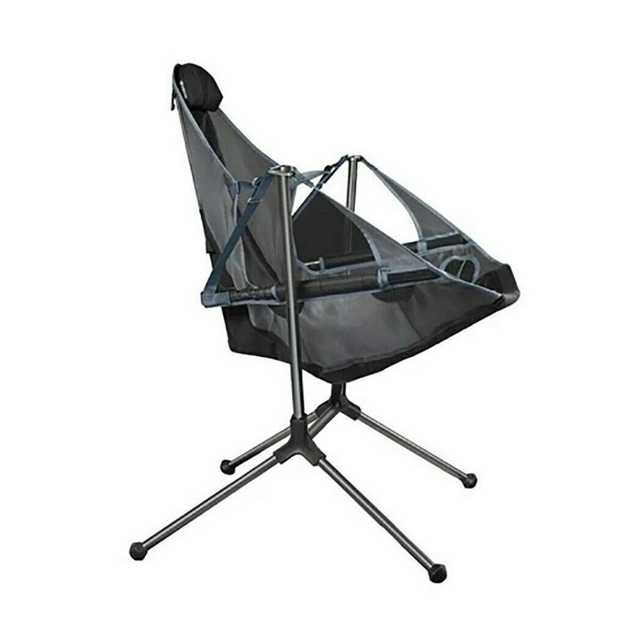 Camping Chair Foldable Swing Luxury Recliner Relaxation Swinging Comfort Lean Back Outdoor Folding Chair Outdoor Freesty