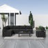 Alfresco 7-Seat Garden Lounge Set Ã¢â‚¬â€œ Charcoal Grey