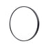 Wall Mirror Round Aluminum Frame Bathroom 70cm BLACK