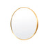 Wall Mirror Round Aluminum Frame Bathroom 60cm GOLD