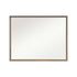 Wall Mirror Rectangular Frame Bathroom 70x90cm Antique Brown