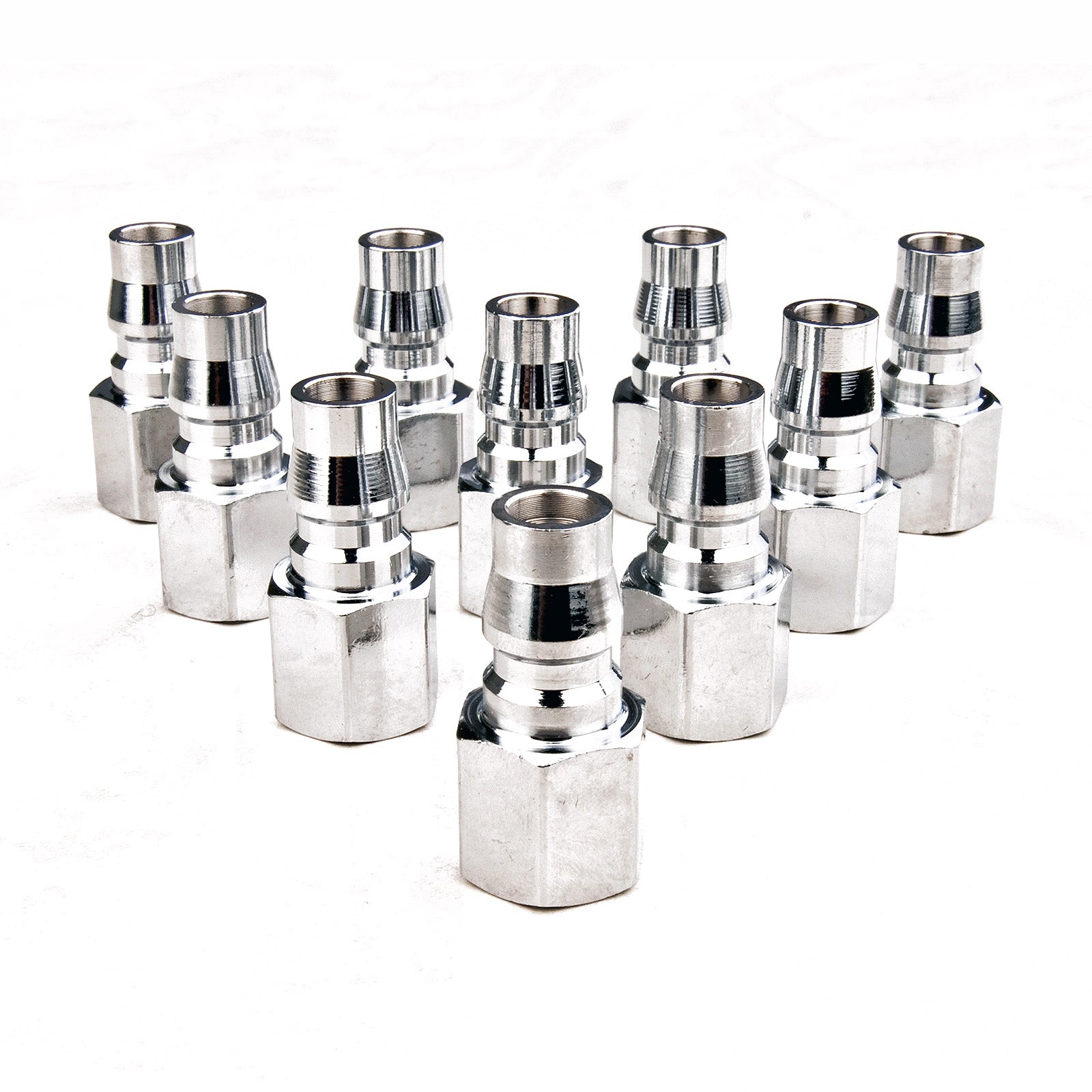 10X 1/4" Nitto Type Male Air Coupling Coupler Fitting Connector 4 x 2.5cm