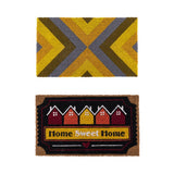 YES4HOMES 2 x Doormat for Front Door Entryway Cursive Natural Coconut Coir Floor mat Outdoor 45x75cm