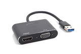 OXHORN AD-U3-HV USB 3.0 to HDMI/VGA Adapter