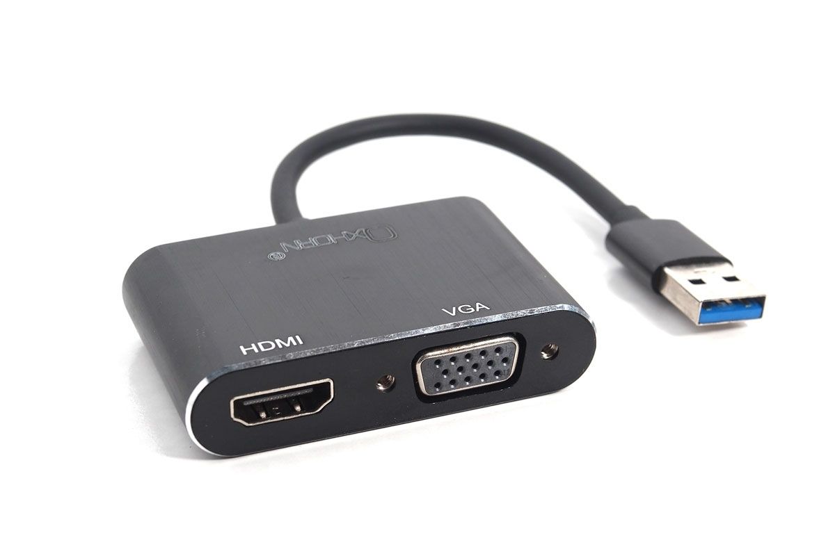 OXHORN AD-U3-HV USB 3.0 to HDMI/VGA Adapter