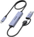 BENFEI 408GY USB-C to USB-C+A + PD (100W) Video/Audio Capture Card Supporting Full HD 1080P 60FPS for Streaming, Recording, Gaming