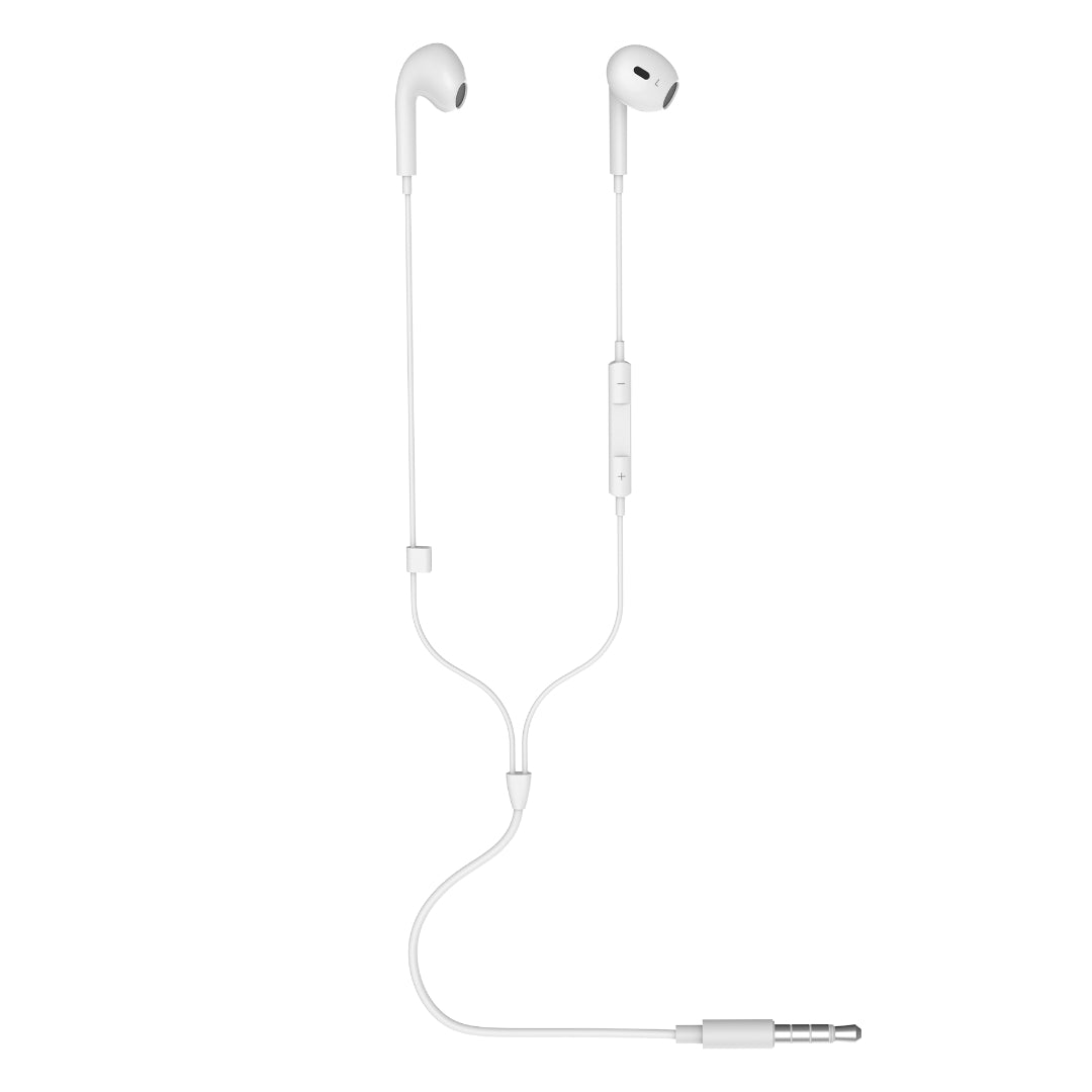 Choetech OC-A016 3.5mm lateral in ear Stereo sound Wired Headphones White