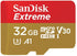 SANDISK SDSQXAF-032G-GN6MN 32GB MICRO SDHC EXTREME A1 V30, UHS-I/ U3, 100MB/s ,NO  SD ADAPTER