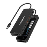 Simplecom CHT595 9-in-1 USB-C Multiport Docking Station with NVMe M.2 Enclosure 