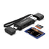 Simplecom CR402B SuperSpeed USB-C and USB-A Dual Slot Card Reader for SD MicroSD USB 3.2 Gen 1