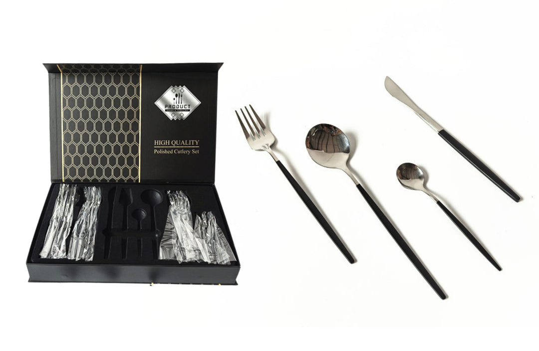 Keily Deluxe Cutlery Set - Silver