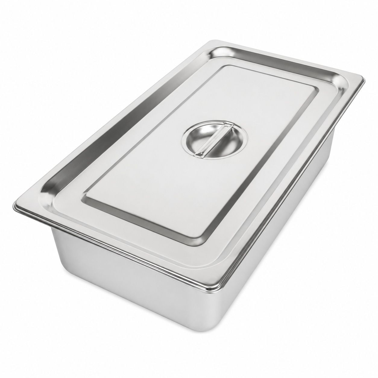 Commercial Stainless Steel GN 1/1 100mm Deep Gastronorm Bain Marie Buffet Steam Table Food Pan with Lid