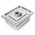 Commercial Stainless Steel GN 1/2 100mm Deep Gastronorm Bain Marie Buffet Steam Table Food Pan with Lid