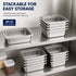 Commercial Stainless Steel GN 1/2 150mm Deep Gastronorm Bain Marie Buffet Steam Table Food Pan