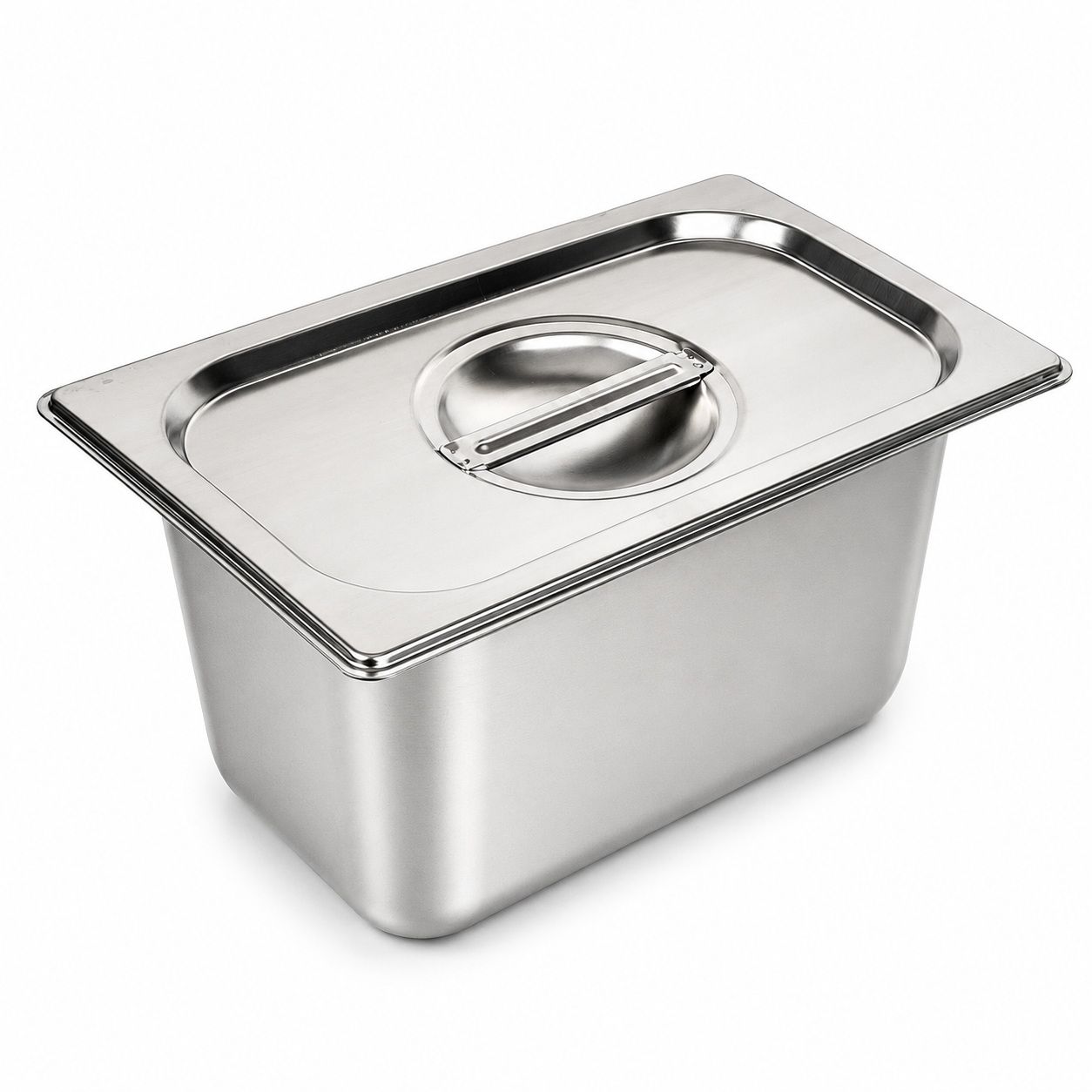 Commercial Stainless Steel GN 1/4 150mm Deep Gastronorm Bain Marie Buffet Steam Table Food Pan with Lid