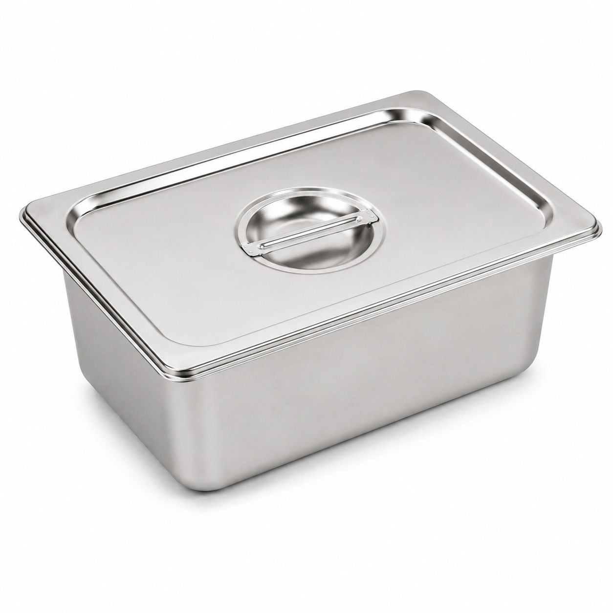 Commercial Stainless Steel GN 2/3 150mm Deep Gastronorm Bain Marie Buffet Steam Table Food Pan with Lid