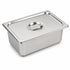 Commercial Stainless Steel GN 2/3 150mm Deep Gastronorm Bain Marie Buffet Steam Table Food Pan with Lid