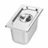 Commercial Stainless Steel GN 1/9 100mm Deep Gastronorm Bain Marie Buffet Steam Table Food Pan with Lid