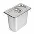 Commercial Stainless Steel GN 1/9 150mm Deep Gastronorm Bain Marie Buffet Steam Table Food Pan with Lid