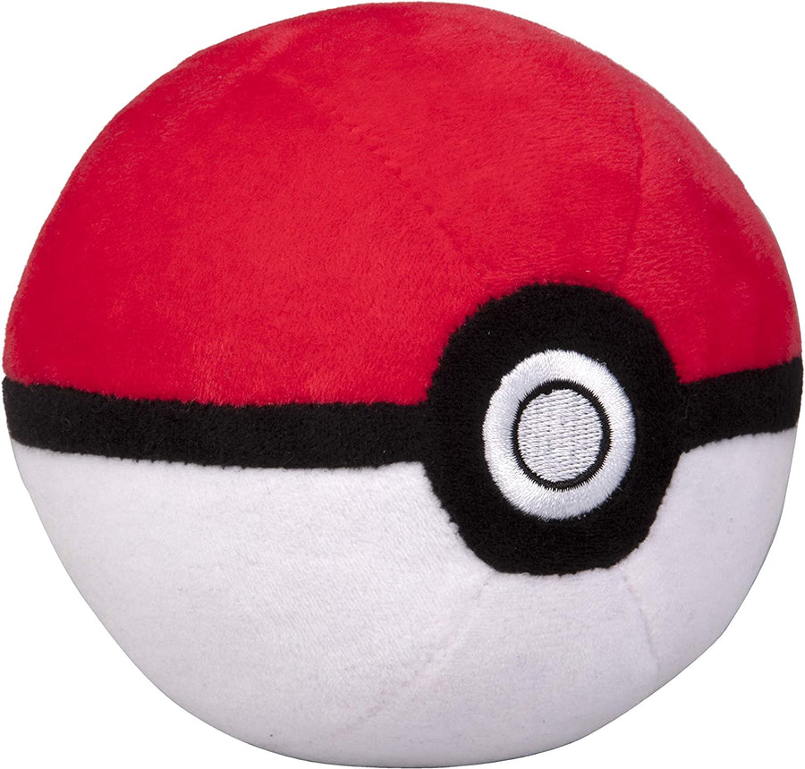 WCT PokÃ©mon 4" Poke Ball Plush - Soft Stuffed Pokeball with Weighted Bottom