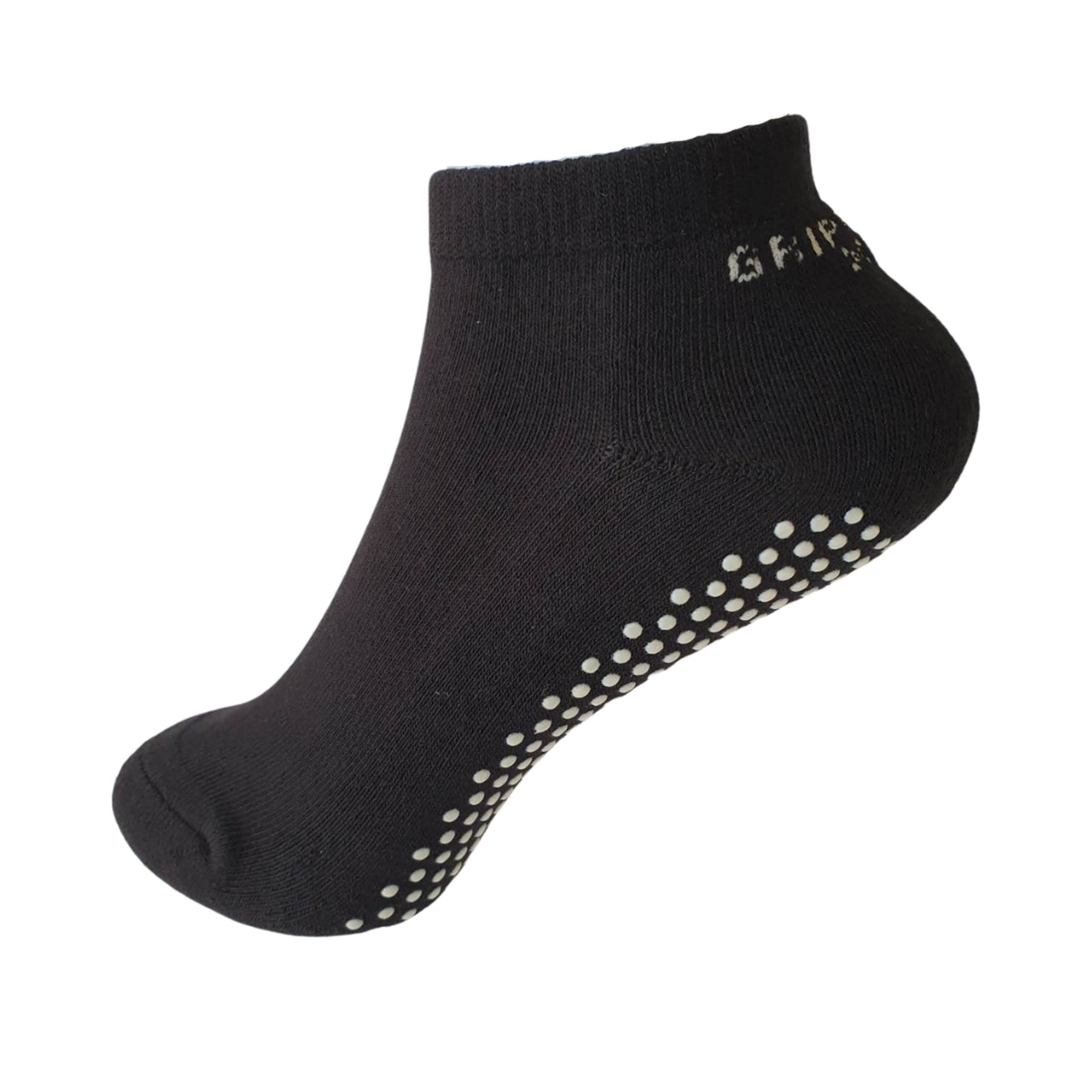Gripperz Anklet Non Slip Socks - Large / Black