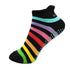 Gripperz Anklet Non Slip Socks - Small / Rainbow