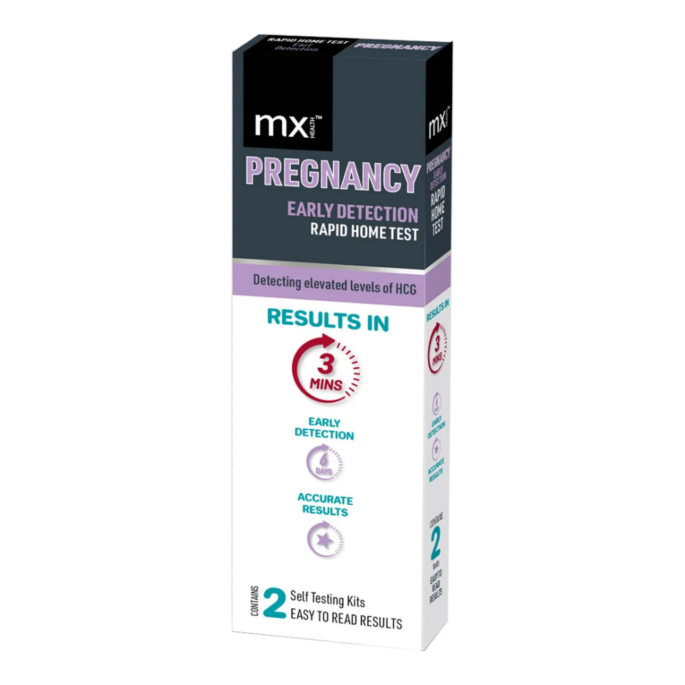 MX Health Pregnancy Midstream Test  2 Tests