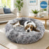 Pet Bed Dog Cat Calming Bed Sleeping Comfy Cave Washable Mat Extra Large 100cm