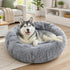 Pet Dog Cat Calming Bed Warm Soft Plush Sleeping Kennel Removable Washable 120cm