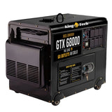 Diesel Generator Single Phase 8.4kw Rated Diesel 6kw 13hp Portable 6 outlets