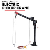 800kg Electric Hoist Winch Crane 12V Swivel Car Truck UTE Lift 360Ã‚Â° Pick Up