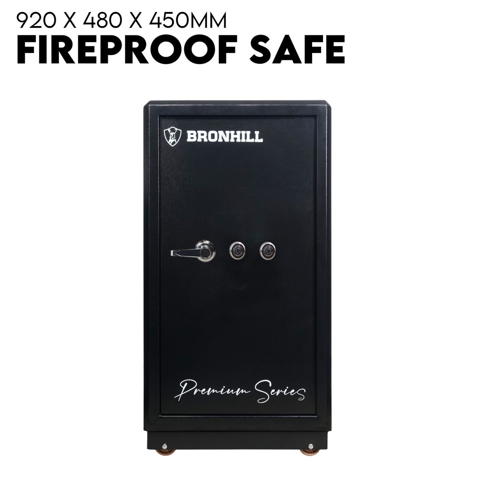 Dual Key Lock Safe Box Fire Proof Safe Heavy Duty Key Lock Security 118L