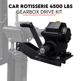 Gear Box Drive Rotation Conversion Kit for Car Rotisserie 4500LBS Auto Repair
