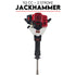 2 Stroke Petrol Demolition Jackhammer Concrete Tile Breaker 52cc Jack Hammer