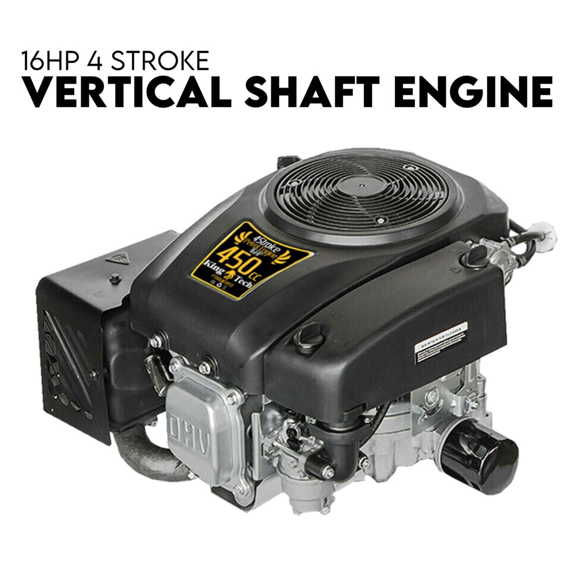 16HP Vertical Shaft Lawn Mower Engine Petrol 4 Stroke Ride on Motor OHV