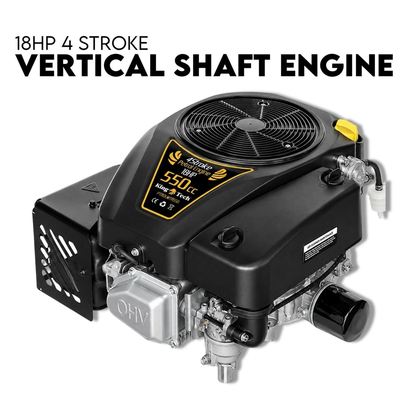 18HP Vertical Shaft Lawn Mower Engine Petrol Motor 4 Stroke OHV Ride On