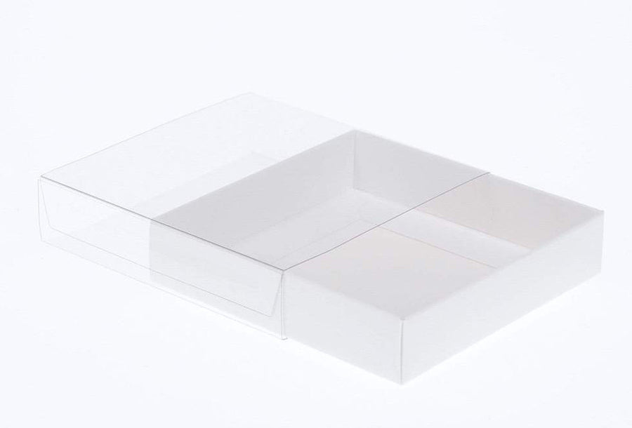 10 Pack of 10cm Square Invitation Coaster Favor Function product Presentation Cookie Biscuit Patisserie Gift Box - 4cm d