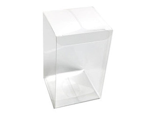 10 Pack of 8x8x10cm Clear PVC Plastic Folding Packaging Small rectangle/square Boxes for Wedding Jewelry Gift Party Favo
