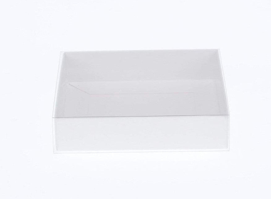 50 Pack of 8cm Square Wedding Invitation Coaster Favor Function product Presentation Cookie Biscuit Patisserie Gift Box 