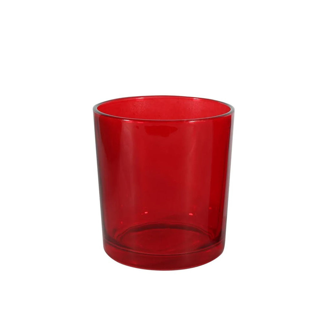 10 Pack Red Glass Votive Tealight Candle Holders House Party Cenrepiece Xmas Wedding Decor Glass Candlestick Party Decorations Bridal Valentines Event