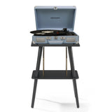Crosley Cruiser Bluetooth Portable Turntable - Tourmaline + Crosley Entertainment Stand Bundle