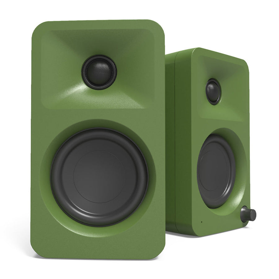 Limited Edition - Kanto ORA 100W Powered Reference Desktop Computer Speakers with Bluetooth 5.0 Moss