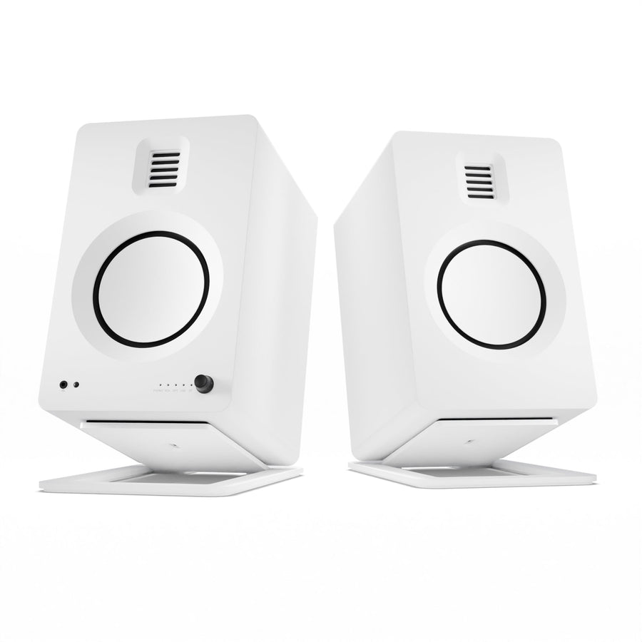 Kanto TUK 260W Powered Bookshelf Speakers with Headphone Out, USB Input, Dedicated Phono Pre-amp, Bluetooth - Pair, Matt