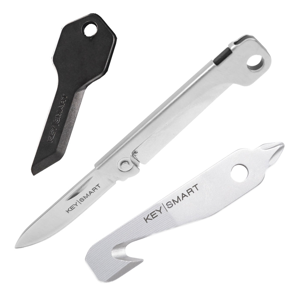 KeySmart Mini Safeblade, SafeBlade, MultiTool 5-in-1 Accessory 3 Pack