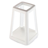 Lexon Lantern Portable Lamp With Built-In Wireless Charger - White
