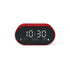 Lexon Ray Clock Lcd Alarm Clock With Temperature / Humidity Display - Red